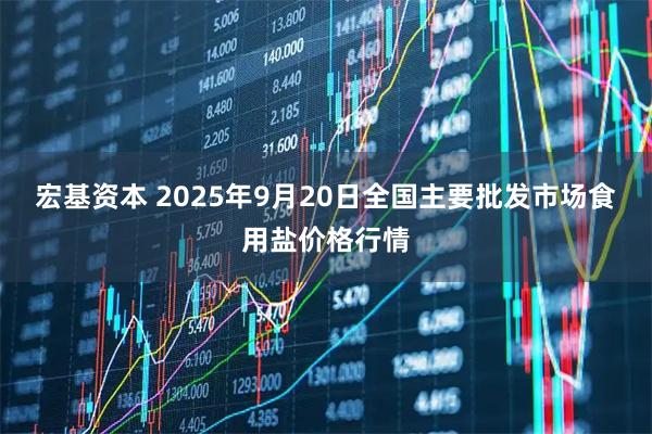 宏基资本 2025年9月20日全国主要批发市场食用盐价格行情