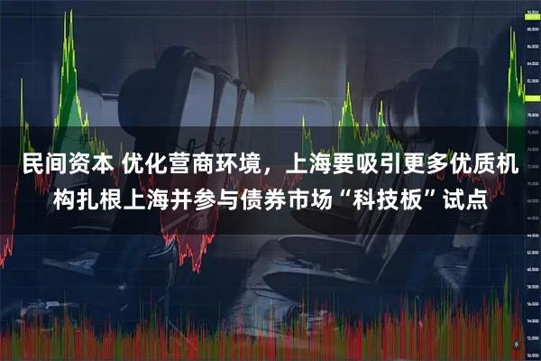 民间资本 优化营商环境，上海要吸引更多优质机构扎根上海并参与债券市场“科技板”试点